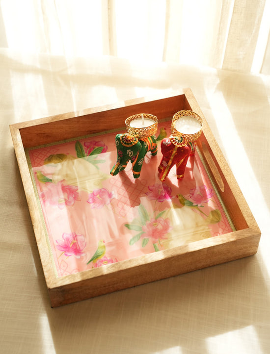 A Diwali Tray - Peach