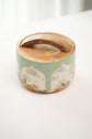 Floral Window Bowl Jar - Mint