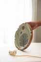 A Tree Of Hope Round Platter - Grey Green