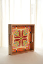 Gulnaar Diwali Serving Tray - Orange