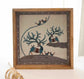 A Tribal Deer Small Tray - Blue