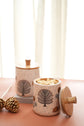 A Tree Of Hope Combo Air Tight Jars & Tray - Ivory Mustard