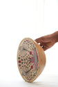 A Tribal Peacock Chip N Dip Set - Pink
