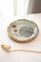 A Tree Of Hope Round Platter - Grey Green