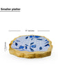 Pomegranate Small Platter Plate - Blue