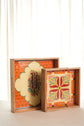 Gulnaar Combo of Set of 2 Trays