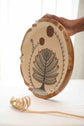 A Tree Of Hope Round Platter - Ivory Mustard