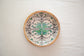 Tribal Peacock Bowl Plate With Spoon - Green