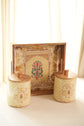 Shahi Aangan Combo Of Serving Tray & 2 Jars