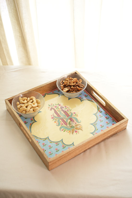 Gulnaar Big Serving Tray - Blue