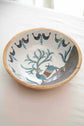 A Tribal Deer Chip N Dip Set - Blue