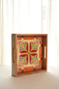 Gulnaar Diwali Serving Tray - Orange