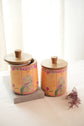 Peacock Garden Air Tight Jars - Yellow