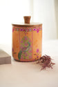 Peacock Garden Air Tight Jars - Yellow