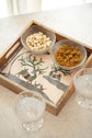 A Tribal Deer Small Tray - Green