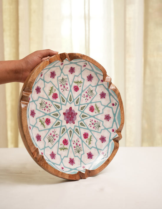 A Rajwada Platter - Blue
