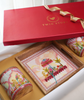 Combo Royal Bird Air Tight Jars & Tray - Pink