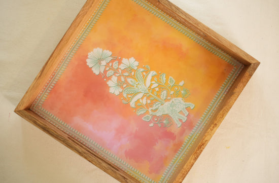 Nakkashi Diwali Serving Tray