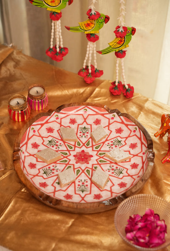 Rajwada Platter - Pink