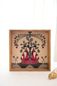 A Tribal Peacock Diwali Tray - Pink
