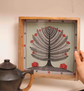 A Tree Of Hope Small Tray - Grey Green