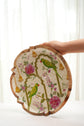 Shahi Jharoka Round Platter - Purple