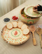 Suhani Platter & Serving Bowl Combo Orange