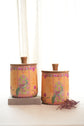 Peacock Garden Air Tight Jars - Yellow