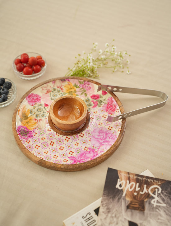 Chip N Dip Plate: White