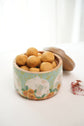 Floral Window Bowl Jar - Mint