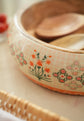 Rajwada Wooden Snack Bowl Orange