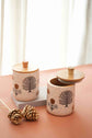 A Tree Of Hope Air Tight Jar - Ivory Mustard