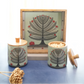 A Tree Of Hope Combo Air Tight Jars & Tray - Green