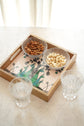A Tribal Peacock Small Tray - Green