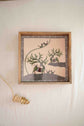 A Tribal Deer Small Tray - Green