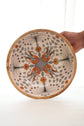 A Tribal Peacock Chip N Dip Set - Mustard