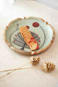 A Tree Of Hope Round Platter - Grey Green