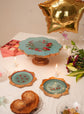 I Bloom Cake Set : Teal Red