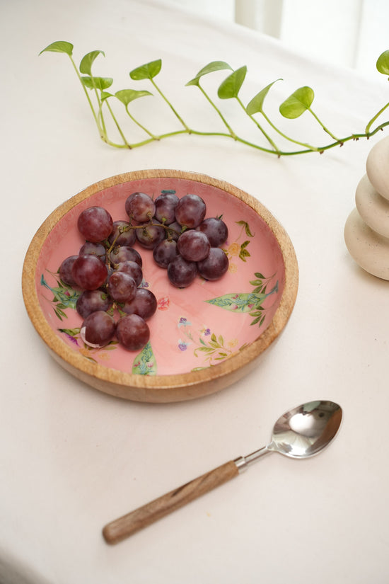 Rang Barse Bowl Plate - Peach