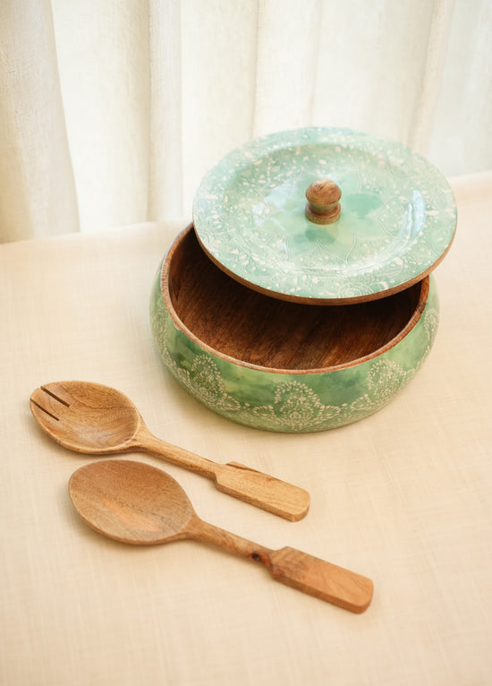 Bowl With Lid - Green