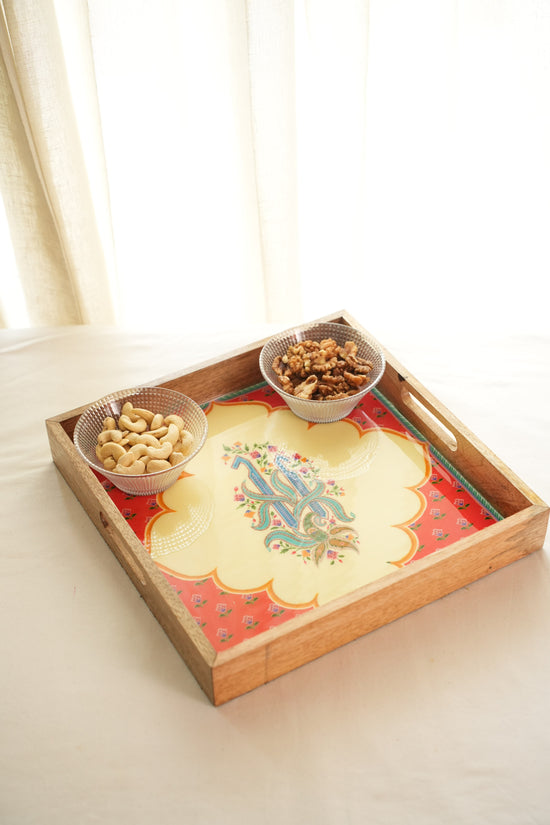 Gulnaar Big Serving Tray - Red