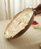 Suhani Border Round Platter orange