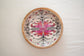 Tribal Peacock Bowl Plate With Spoon - Pink
