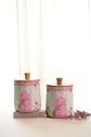 Peacock Garden Air Tight Jars -Aqua Blue