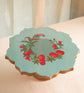 I Bloom Cake Set : Teal Red