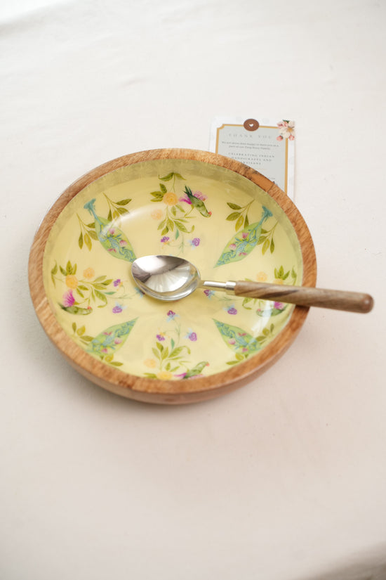 Rang Barse Bowl Plate - Lime