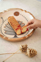 A Tree Of Hope Round Platter - Ivory Mustard
