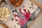 A Tribal Peacock Diwali Tray - Pink