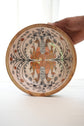Tribal Peacock Bowl Plate With Spoon - Mustard