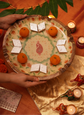 A Suhani Platter : Orange Green